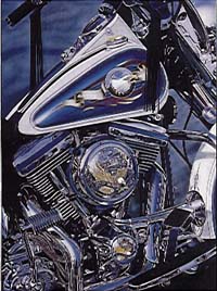 Scott Jacobs - Live to Ride - Limited Edition Serigraph 