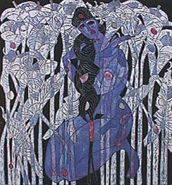 TieFeng Jiang - Calla Lilies - Limited Edition Serigraph