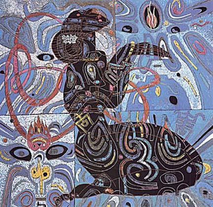 TieFeng Jiang - Girl 
		of Tang Dynasty - Limited Edition Serigraph