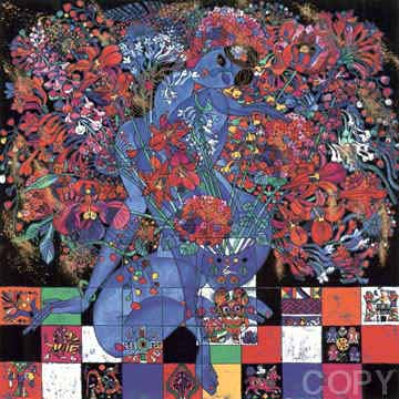 TieFeng Jiang - Large Bouquet - Limited Edition Serigraph