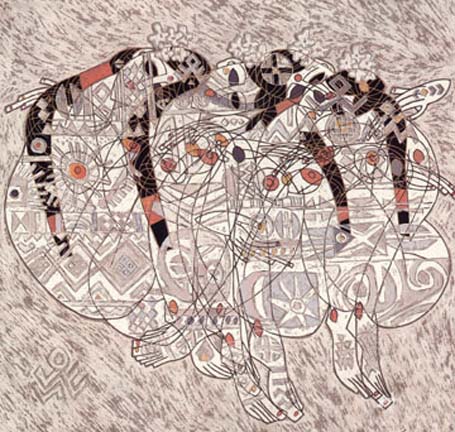 TieFeng Jiang - Love - Limited Edition Serigraph