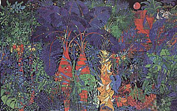 TieFeng Jiang - Lover's Trees - Limited Edition Serigraph