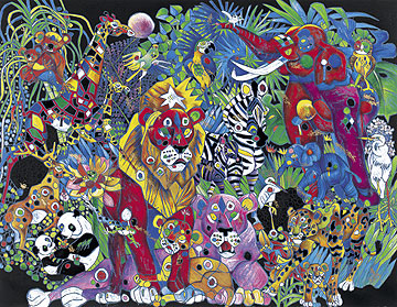TieFeng Jiang - My World II - Limited Edition Serigraph