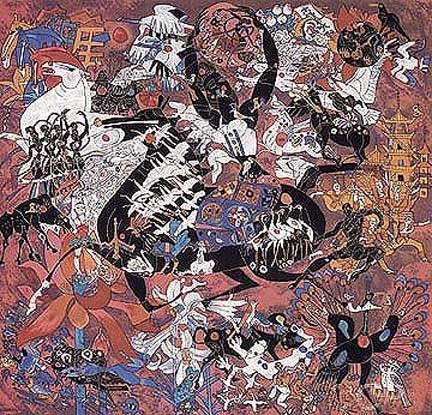 TieFeng Jiang - Mysterious and Ancient - Limited Edition Serigraph