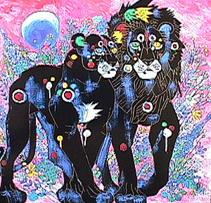 TieFeng Jiang - Royal Couple - Limited Edition Serigraph