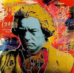 Steve Kaufman - Beethoven, State I - Limited Edition Serigraph on Canvas