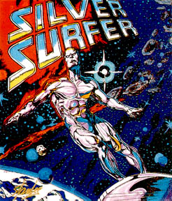 Steve Kaufman - Silver Surfer - Limited Edition Serigraph on Canvas