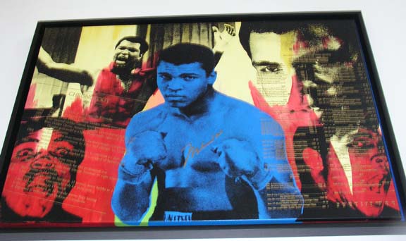 Steve Kaufman - Tribute To Atlanta Olympics - Limited Edition Serigraph on Canvas