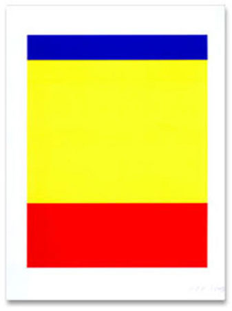 Ellsworth Kelly - Blue Yellow Red - Limited Edition Lithograph