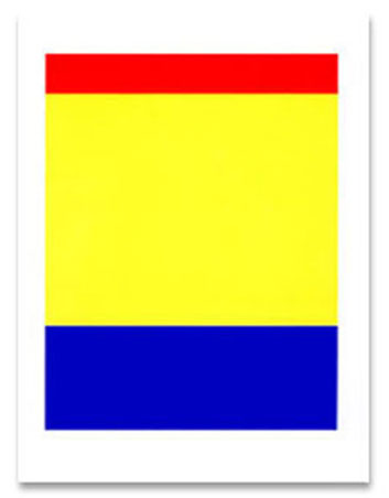 Ellsworth Kelly - Red Yellow Blue - Limited Edition Lithograph
