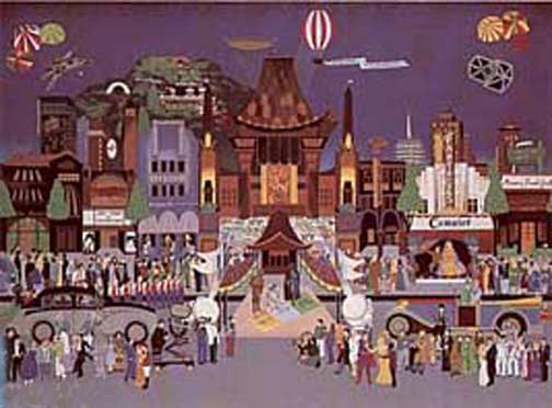 Melanie Taylor Kent - Hollywood Boulevard - Limited Edition Serigraph