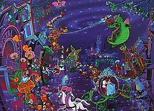 Melanie Taylor Kent - Main Street Electrical Parade - Limited Edition Serigraph  