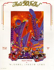 Melanie Taylor Kent - That's 50, folks (Bugs Bunny) - Limited Edition Serigraph  