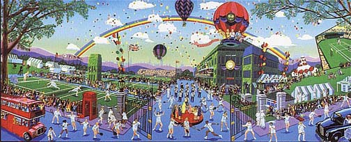 Melanie Taylor Kent - Wimbledon - Limited Edition Serigraph