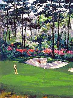 Herndon Fine Art offers authenticated Mark King fine art, including rare limited edition serigraphs, golf and sporting landscapes, and original acrylic paintings.