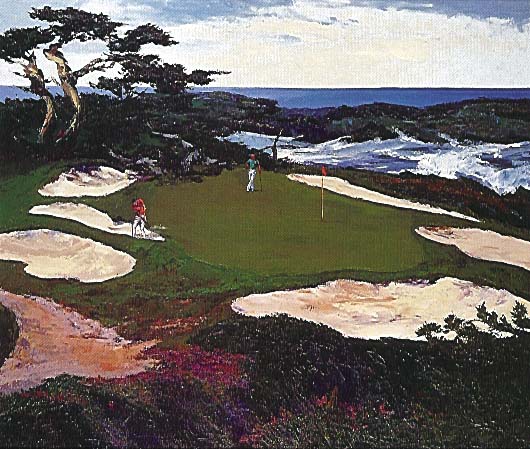 Mark King - Cypress Point #15 - Limited Edition Serigraph