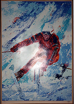 Mark King - Downhill Racer - Limited Edition Serigraph