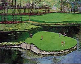 Mark King - Golf Series I - Limited Edition Serigraph