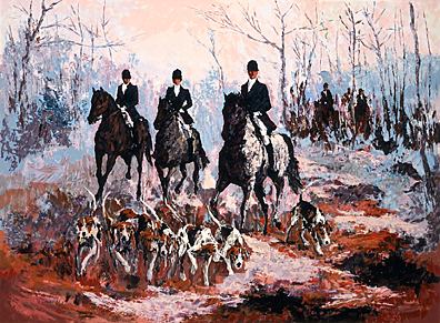 Mark King - Picking Up The Scent - Limited Edition Serigraph