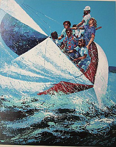 Mark King - Sailing - Limited Edition Serigraph