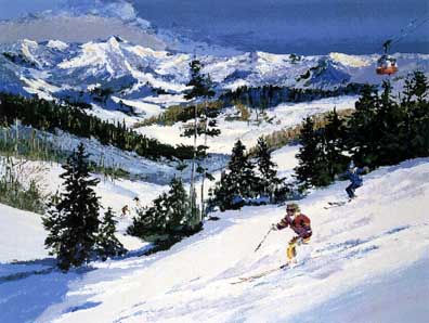 Mark King - Vail Landscape - Limited Edition Serigraph