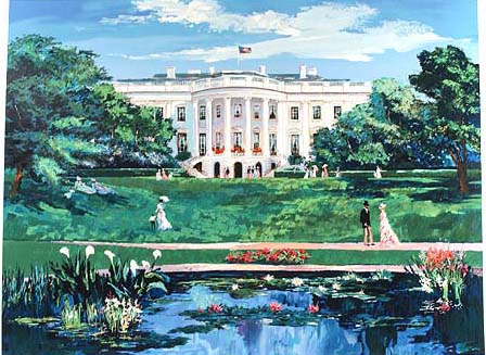 Mark King - White House - Limited Edition Serigraph