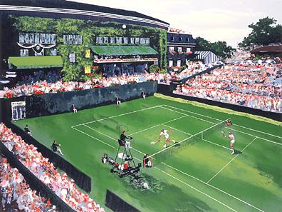 Mark King - Wimbleton Afternoon - Limited Edition Serigraph