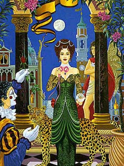 John Kiraly - Fortune Teller - Limited Edition Serigraph