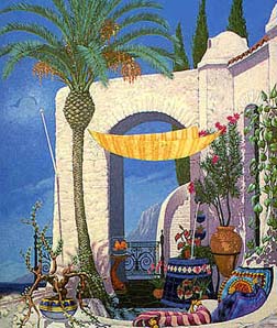 John Kiraly - Midday At Madame Ada's - Limited Edition Serigraph