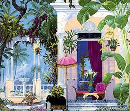 John Kiraly - Miss Liza's Hideaway - Limited Edition Serigraph