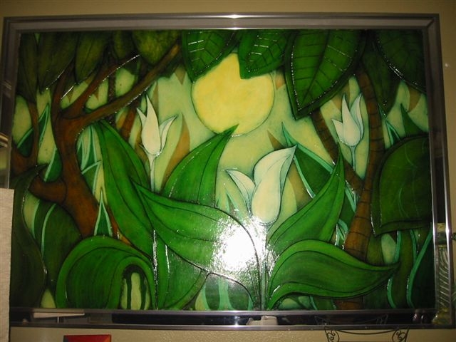 John Kiraly - Untitled - Original Painting - Acrylic on Glass
