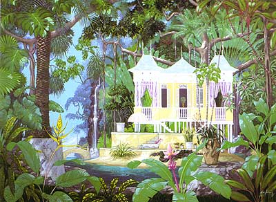 John Kiraly - Secret Of Banyan Island - Limited Edition Serigraph