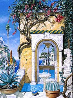 John Kiraly - Time In Ravello - Limited Edition Serigraph