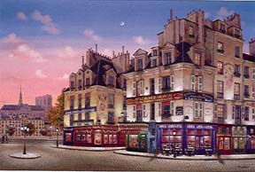 Liudmila Kondakova - Notre Dame At Dawn - Limited Edition Serigraph 