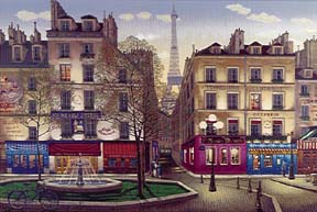 Liudmila Kondakova - Rive Gauche - Limited Edition Serigraph 