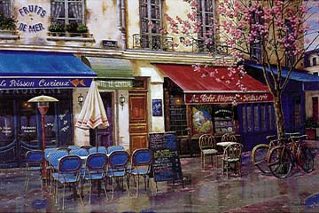Liudmila Kondakova - Springtime In Paris - Limited Edition Serigraph on Canvas