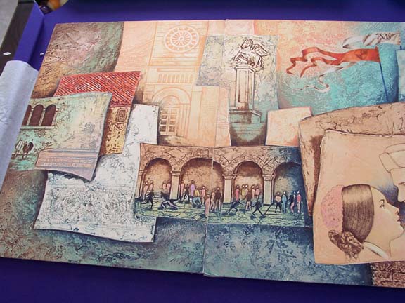 Herndon Fine Art offers authenticated Mikulas Kravjansky fine art, including rare hand-signed limited edition intaglio prints, mixed media collographs, and metallic embossed paper works.