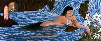 Muramasa Kudo - lilies in a Stream - Limited Edition Serigraph