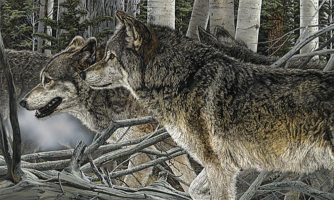 Judy Larson - Kinship - Limited Edition Lithograph