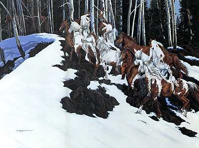 Judy Larson - Phantom Patrol - Limited Edition Lithograph