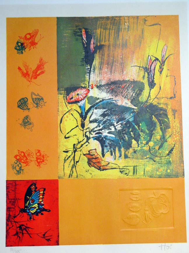 Lebadang - Unknown (Butterflies) - Limited Edition Lithograph
