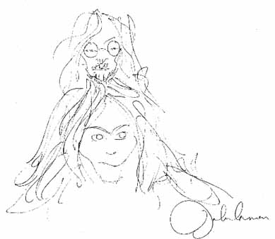 John Lennon - John and Yoko - Limited Edition Lithograph