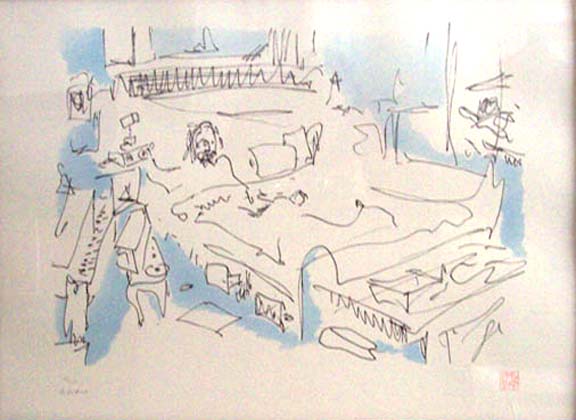 John Lennon - Sleepless Nights - Limited Edition Lithograph