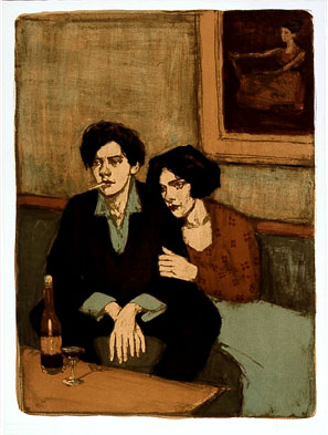 Herndon Fine Art offers authenticated Malcolm Liepke fine art, including rare hand-signed original oil paintings on Belgian linen, Voirin press lithographs, and figurative graphics.