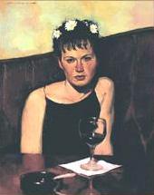 Joseph Lorusso - A Good Merlot - Limited Edition Mixed Media on Clay Board