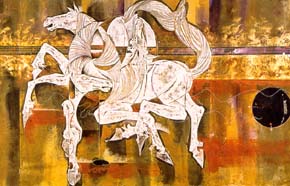 Lu Hong - Equus - Limited Edition Serigraph  