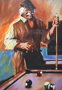 Aldo Luongo - La Sirena Billiards - Limited Edition Serigraph