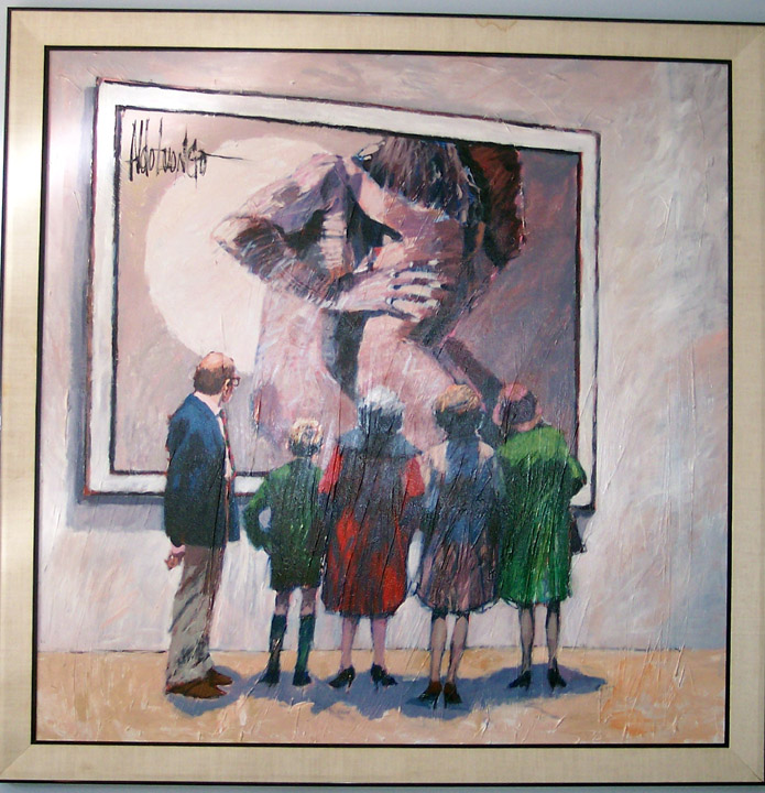 Aldo Luongo - Lia familia mi pintura - Original Painting - Oil on Canvas