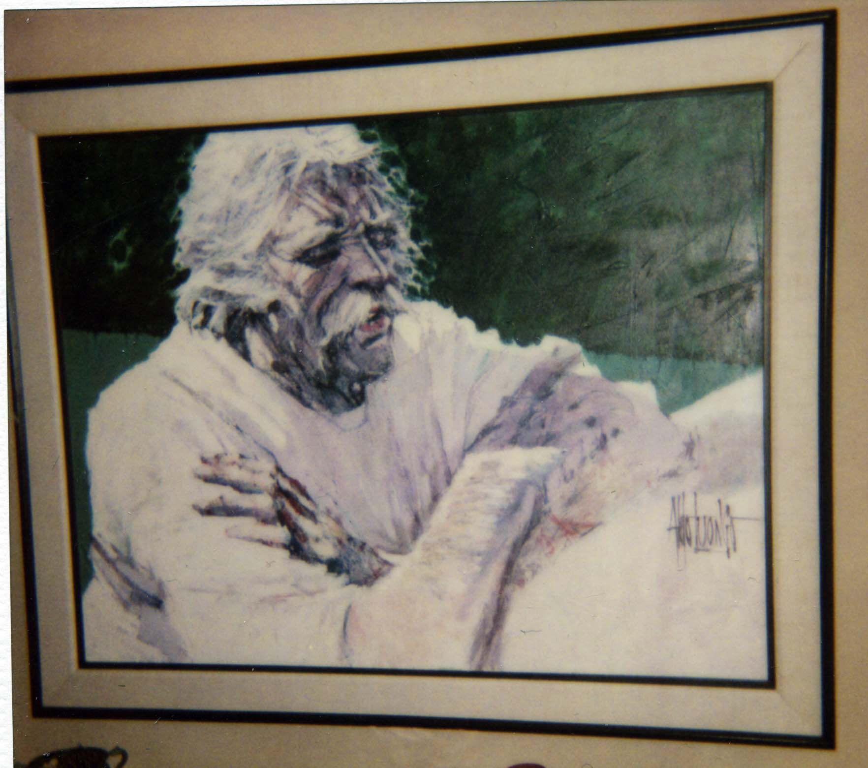 Aldo Luongo - The Hawk - Original Painting - Acrylic on Canvas