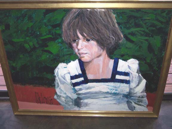 Aldo Luongo - Vanessa - Original Painting - Acrylic on Canvas